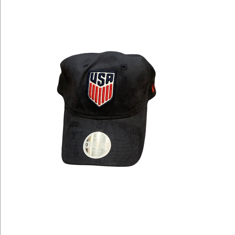 US Soccer New Era Women’s Sassy Suede Slouch Adjustable Hat Cap